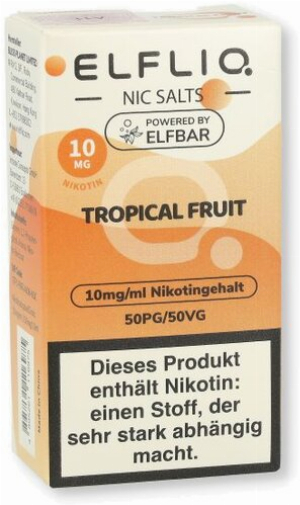 Elfliq by Elfbar Nikotinsalz Liquid Tropical Fruit 10mg