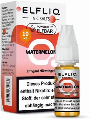 Elfliq by Elfbar Nikotinsalz Liquid Watermelon 10mg