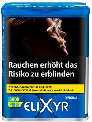 Elixyr Tabak Blau 102g Dose Zigarettentabak