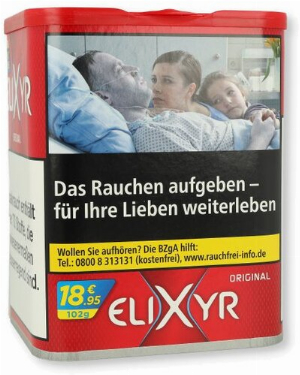 Elixyr Tabak Rot 102g Dose Zigarettentabak