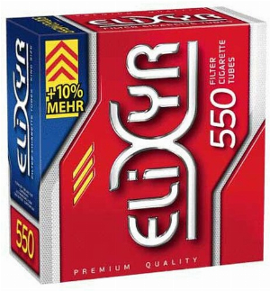 Elixyr Zigarettenhülsen Rot 550 Stück