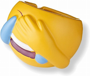 Emoji Aschenbecher Lachend Gelb