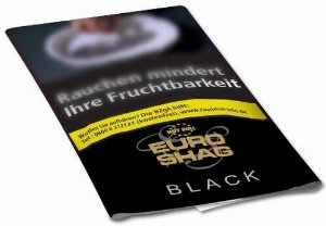 Euro Shag Zigarettentabak Black (Zware) 38g Päckchen Feinschnitt