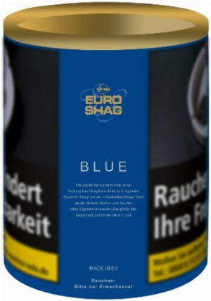 Euro Shag Zigarettentabak Blue (ehem. Halfzware) 110g Dose Feinschnitt