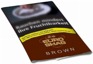 Euro Shag Zigarettentabak Brown (ehem. Bright) 30g Päckchen Feinschnitt