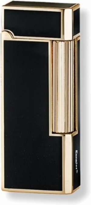 Eurojet Feuerzeug Bella Stein Schwarz/Gold