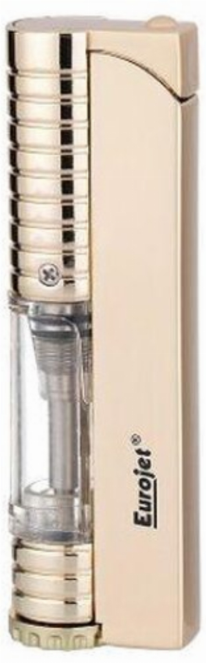 Eurojet Feuerzeug Samoa Jet Gold satiniert