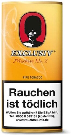 Exclusiv Mixture No 2 Pfeifentabak 50g Packung
