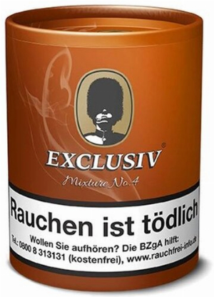 Exclusiv Mixture No 4 Pfeifentabak 200g Dose