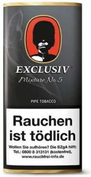 Exclusiv Mixture No 5 Pfeifentabak 50g Packung