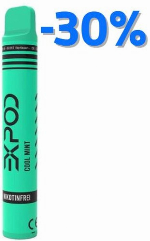 Expod Cool Mint Einweg E-Zigarette 0mg