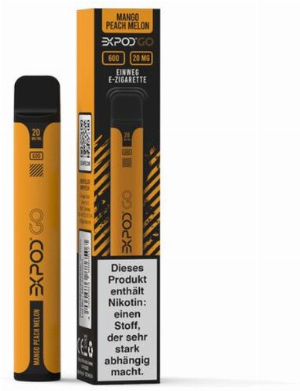 Expod Go Mango Peach Melon Einweg E-Zigarette 20mg