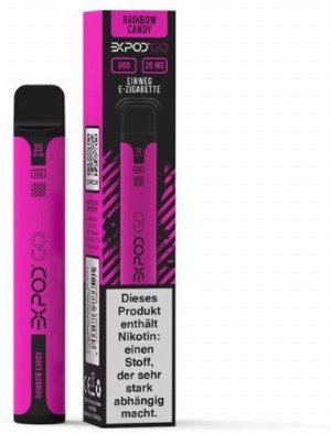 Expod Go Rainbow Candy Einweg E-Zigarette 20mg