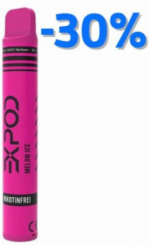 Expod Melon Ice Einweg E-Zigarette 0mg
