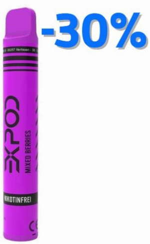 Expod Mixed Berries Einweg E-Zigarette 0mg