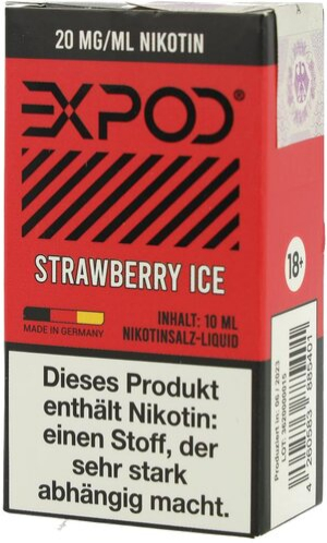 Expod Nikotinsalz Liquid Strawberry Ice 20mg