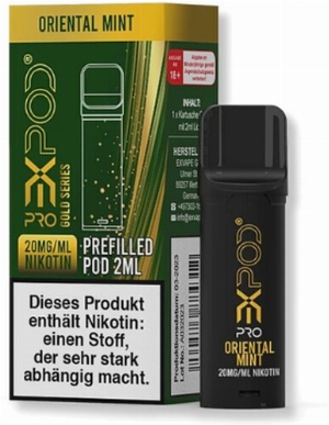 Expod Pro Gold Series Oriental Mint Prefilled Pod 1x2ml 20mg