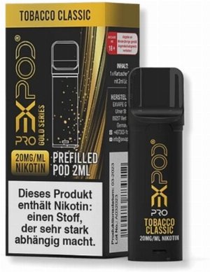 Expod Pro Gold Series Tobacco Classic Prefilled Pod 1x2ml 20mg