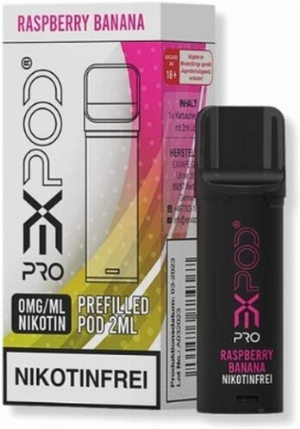 Expod Pro Raspberry Banana Prefilled Pod 1x2ml Nikotinfrei