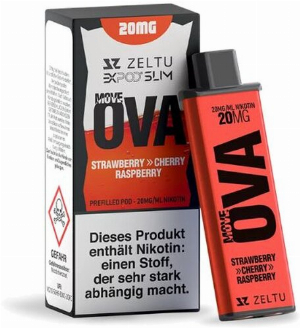 Expod Slim Prefilled Pod OVA Strawberry Cherry Raspberry 20mg