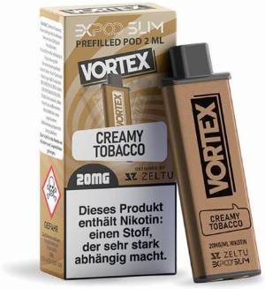 Expod Slim Prefilled Pod Vortex Creamy Tobacco 20mg
