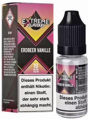 Extreme Flavour Hybrid Nicotinsalzliquid Erdbeer Vanille 10mg
