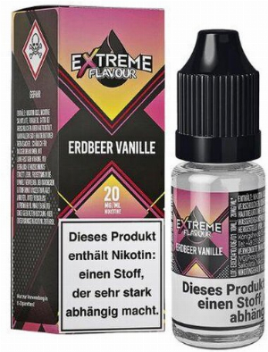 Extreme Flavour Hybrid Nicotinsalzliquid Erdbeer Vanille 20mg