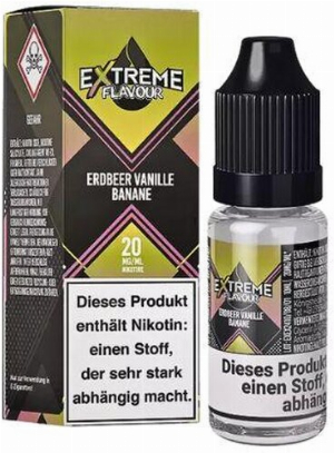Extreme Flavour Hybrid Nicotinsalzliquid Erdbeer Vanille Banane 20mg