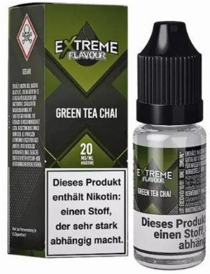 Extreme Flavour Hybrid Nicotinsalzliquid Green Tea Chai 20mg