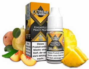Extreme Flavour Overdosed Liquid Hybrid Nicsalt Pineapple Peach Pear 20mg/ml Nikotin