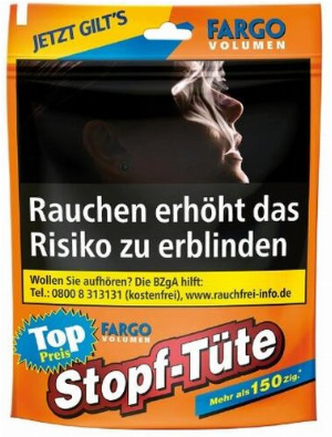 Fargo Volumentabak Stopf-Tüte 52g