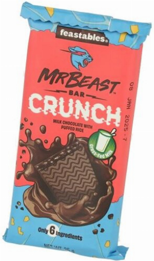 Feastables Mr. Beast Crunch Schokolade Riegel 35g