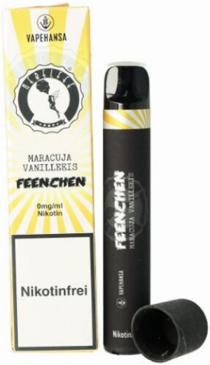 Feenchen 600 Einweg E-Shisha Maracuja Vanilleeis 0mg