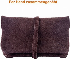  Feinschnitt-Tasche Alpenleder Beppi Brown