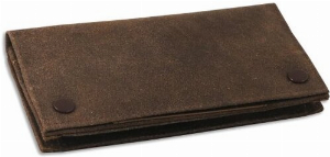 Feinschnitt-Tasche Leder antik 17 x 8,5 cm