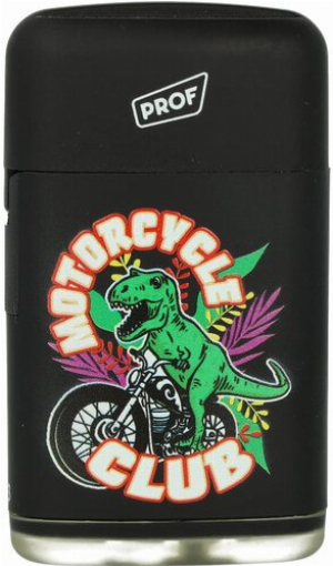 Prof Feuerzeug Cool Dino Motorcycle Club