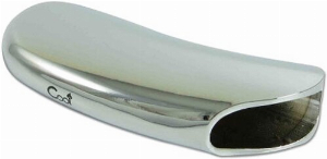 Feuerzeughülle für Mini BIC chrom poliert