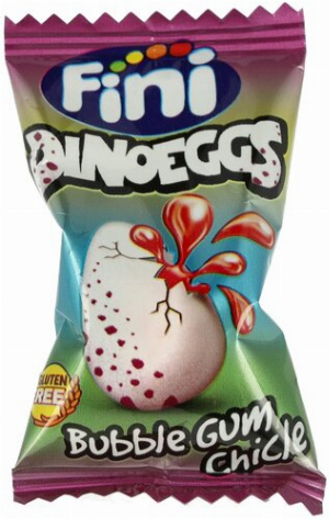 Fini Tri D`Aix Bubble Gum Dino Eggs 5g