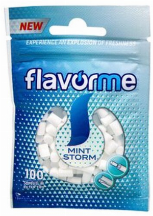 Flavorme Mint Storm Superslim Filter Tips für Zigaretten