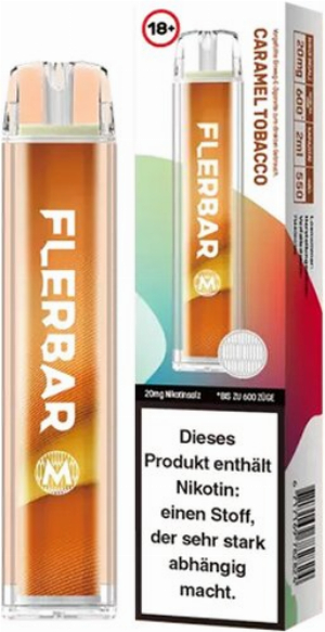 Flerbar 600 Einweg E-Zigarette Caramel Tobacco 20mg
