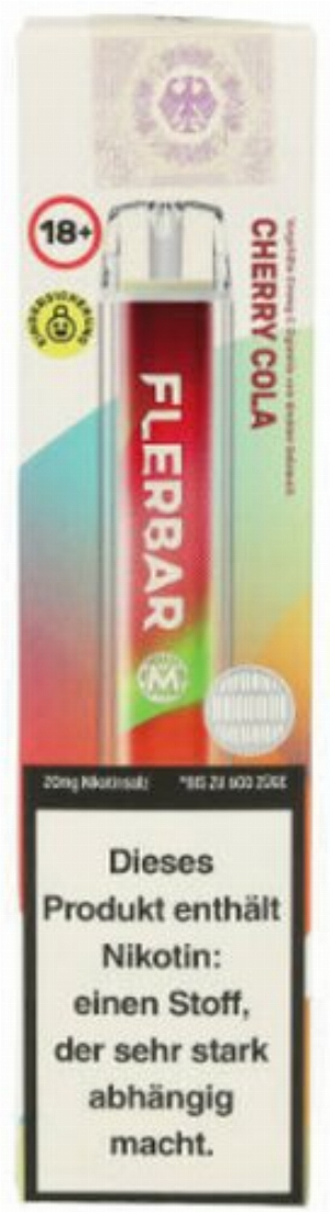 Flerbar 600 Cherry Cola Einweg E-Zigarette 20ml