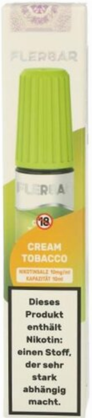 Flerbar Cream Tobacco Liquid 10mg/ml