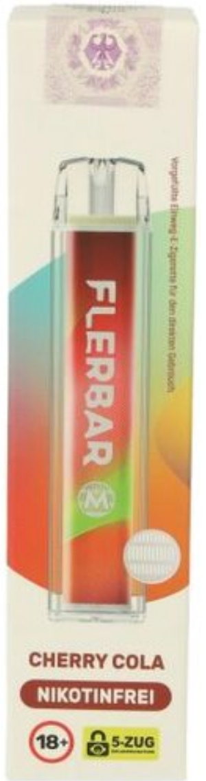 Flerbar M Zero Cherry Cola E-Zigarette 0mg