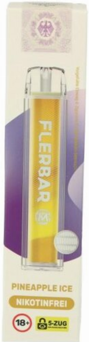 Flerbar M Zero Pineapple Ice E-Zigarette 0mg