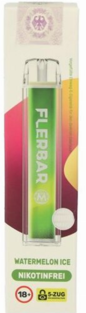 Flerbar M Zero Watermelon Ice E-Zigarette 0mg