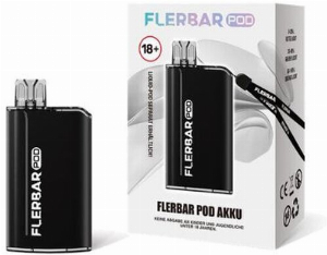 Flerbar Pod Akkuträger Schwarz mit Halsband