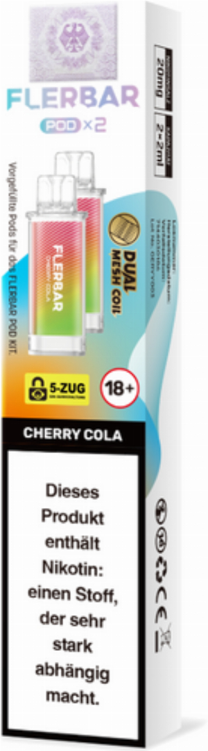 Flerbar Pod Cherry Cola Prefilled Pods 2x2ml 20mg