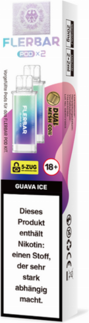 Flerbar Pod Guava Ice Prefilled Pods 2x2ml 20mg