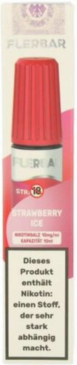 Flerbar Strawberry Ice Liquid 10mg/ml