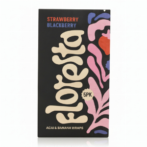 Floresta Strawberry Blackberry Acai & Banana Wraps 5 Stk.